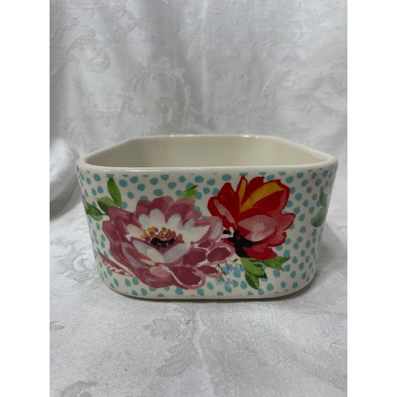 Pioneer Woman 2 Qt Casserole Romance Blooms w cover - Picture 4 of 6